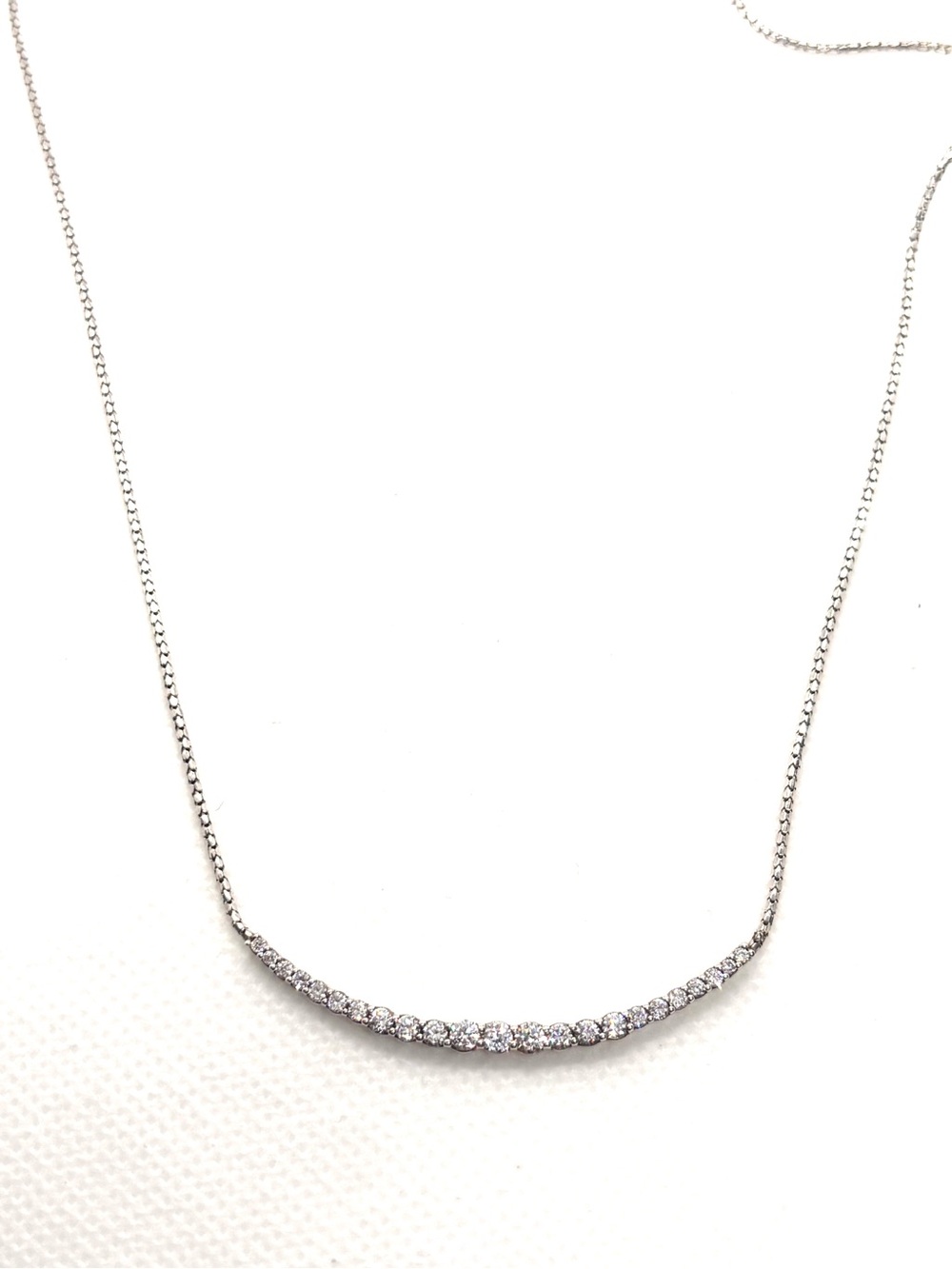 Silpada Sterling .925 "Alive" CZ Arch Necklace